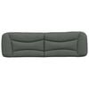 vidaXL Headboard Cushion Dark grey 100% Polyester 72 in King