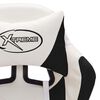 vidaXL Racing Chair Black and White