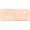 vidaXL Bathroom Countertop 47.2 x 19.7 x (0.8-2.4) " Untreated Solid Wood