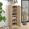 vidaXL Shoe Cabinet Sonoma Oak Engineered Wood Standard Shoe Cabinet
