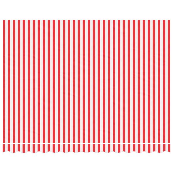 vidaXL Replacement Awning Fabric Red and white
