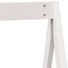 vidaXL Kids'Bed Roof White Solid Pine Wood Standard Decorative Inlays
