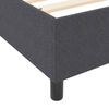vidaXL Platform Bed Frame Dark Grey 35.43 x 78.74 in Fabric