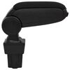 vidaXL Car Armrest Black 4.5"x12.6"x(11.8"-19.7") ABS