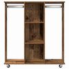 vidaXL Wardrobe with Shelf Old Wood 102 x 38 x 110 cm Engineered wood