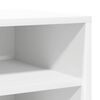 vidaXL Shoe Cabinet Set of 2 White Engineered Wood Medium Shoe Cabinet