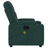 vidaXL Massage Recliner Chair Dark Green
