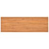 vidaXL Desk Natural Teak Solid teak wood Medium Desk Rectangular
