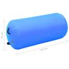 vidaXL Inflatable Gymnastic Roll with Pump 47.2x29.5" PVC Blue