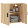 vidaXL Wall Cabinet Sonoma oak Engineered wood 23.6x12.2x23.6 in