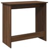 vidaXL Desk Brown Oak Engineered Wood Compact Stylish Design Desk