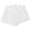 vidaXL Napkin Set of 25 White Polyester 19.7 x 19.7 in Dinner Napkin