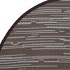 vidaXL Outdoor Carpet Brown Polypropylene Ø47.2 in Reversible
