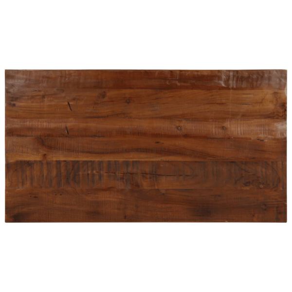 vidaXL Table Top 43.3"x19.7"x1" Rectangular Solid Wood Reclaimed