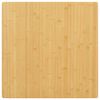 vidaXL Table Top Bamboo Bamboo with varnish finish 31.5x31.5 in Durable