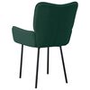 vidaXL Dining Chairs 2 pcs Dark Green Velvet