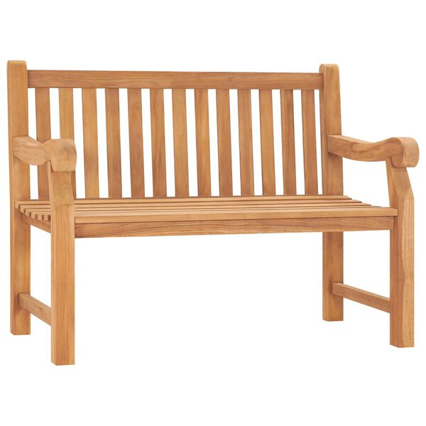 vidaXL Garden Bench Teak Solid Teak Wood Medium Durable Garden Bench