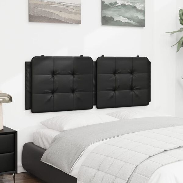 vidaXL Headboard Cushion Black
