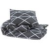 vidaXL Duvet Cover Set Grey 100% Cotton 102.4 x 86.6 in for duvet cover