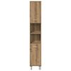 vidaXL Bathroom Cabinet Artisan oak Engineered wood Tall