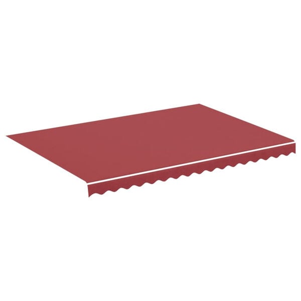 vidaXL Replacement Awning Fabric Burgundy red 100% Polyester with PU coating