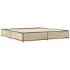 vidaXL Bed Frame Sonoma Oak Engineered Wood Super King Bed Frame