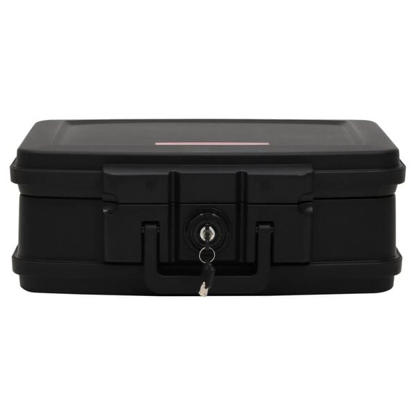 vidaXL Safe Box Black 17.3"x14.6"x6.5"