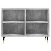 vidaXL TV Cabinet Concrete Grey Engineered Wood, Iron Medium TV Cabinet