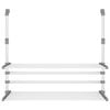 vidaXL Drying Rack for Balcony 35"x9.8"x(23.6"-37.4") Aluminum