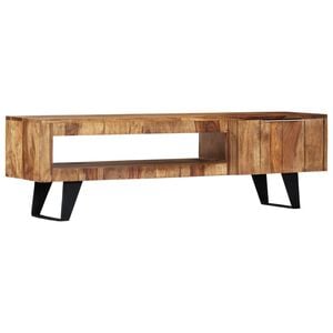 vidaXL TV Cabinet Natural and black