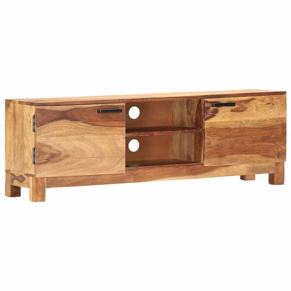 vidaXL TV Stands Brown 46.5" x 11.8" x 15.7" solid acacia wood