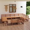vidaXL Garden Lounge Set Honey Brown Solid Pine Wood Large Modular