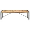 vidaXL Coffee Table 55.1"x27.6"x15.7" Rough Mango Wood