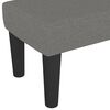 vidaXL Bench Dark Gray Polyester, Plywood, Foam 39.4x11.8x11.8 in Bench