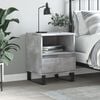 vidaXL Bedside Cabinet Concrete Grey Engineered Wood Small