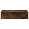 vidaXL TV Cabinet Smoked Oak Engineered Wood 23.6 x 13.8 x 6.1 in