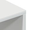 vidaXL TV Cabinet High gloss white Engineered wood Medium TV Cabinet