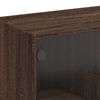 vidaXL Sideboard Brown oak Engineered wood Large Sideboard Rectangular