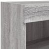 vidaXL 6 Piece TV Wall Units with LED Gray Sonoma Engineered Wood