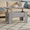 vidaXL Coffee Table Gray sonoma Engineered wood Compact