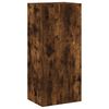 vidaXL TV Wall Cabinet Smoked Oak Engineered Wood Large TV Wall Cabinet