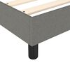 vidaXL Bed Frame Dark Grey Fabric (100% polyester), plywood, engineered wood