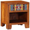 vidaXL Bedside Cabinet Honey brown Solid Acacia wood Small