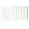 vidaXL Radiator Cover White 60.2x7.5x33.1" Solid Wood Pine