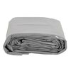 vidaXL Tarpaulin Grey 13.1x19.7' 7.11 oz/ft²