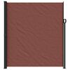 vidaXL Retractable Side Awning Brown