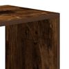 vidaXL Book Cabinet Smoked Oak Engineered Wood 26.0 x 12.2 x 44.1 in