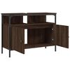 vidaXL Bathroom Sink Cabinet Brown oak Engineered wood, coated steel