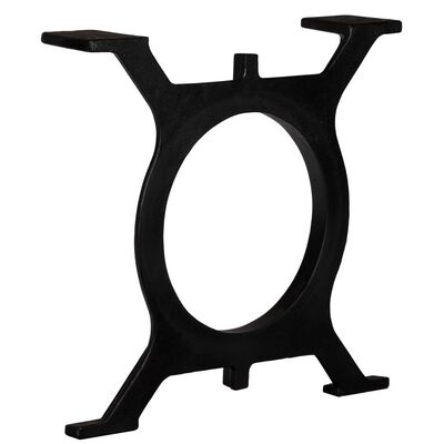 vidaXL Coffee Table Legs 2 pcs O-Frame Cast Iron