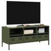 vidaXL TV Cabinet Olive Green Cold-rolled Steel Medium TV Cabinet
